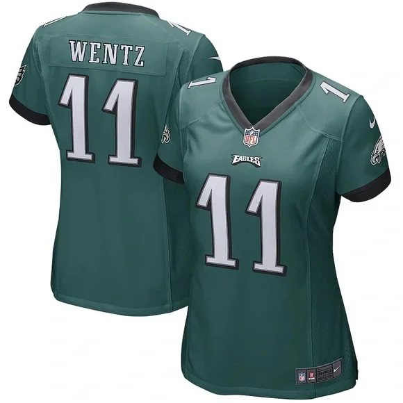 Nike Tops Nike Carson Wentz Philadelphia Eagles Womens Green